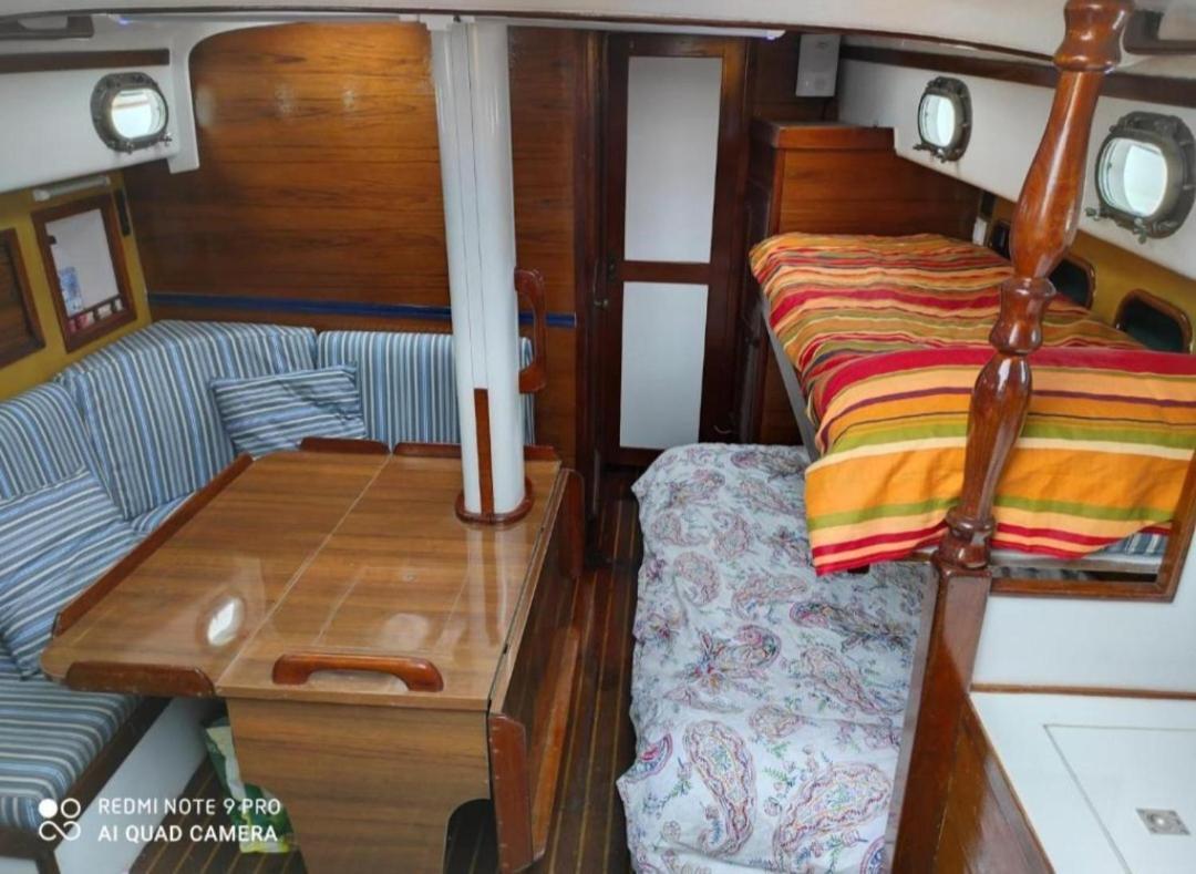 Botel Vintage And Cozy Sailing Boat In Barcelona